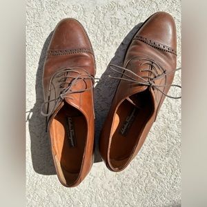 Men’s Italian Leather Shoes. Brown.